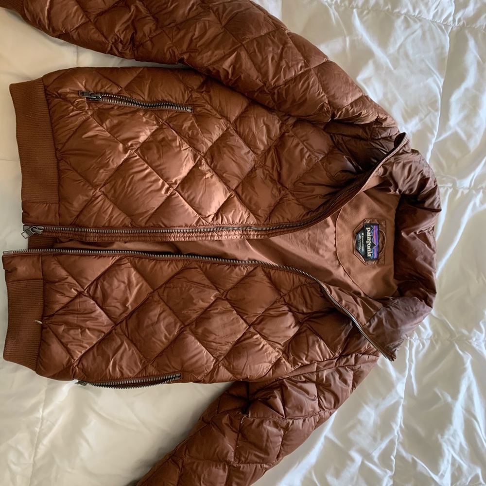 Brown Patagonia down bomber